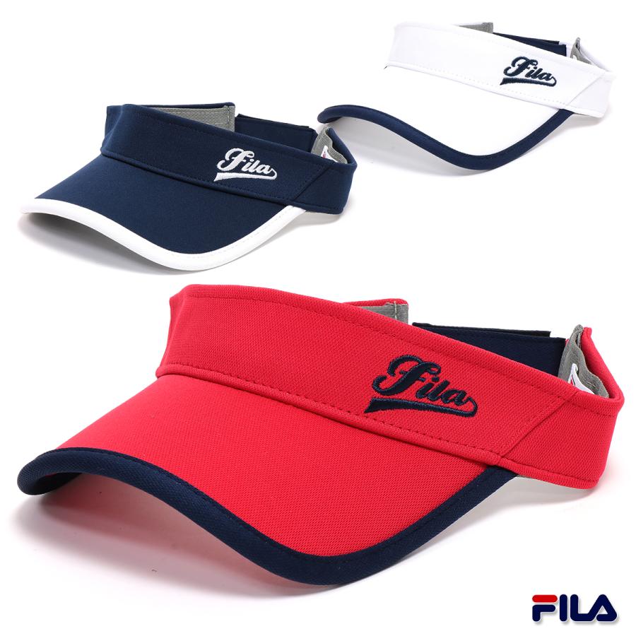 FILA（フィラ） サンバイザー バイザー 吸水 速乾 テニス ゴルフ