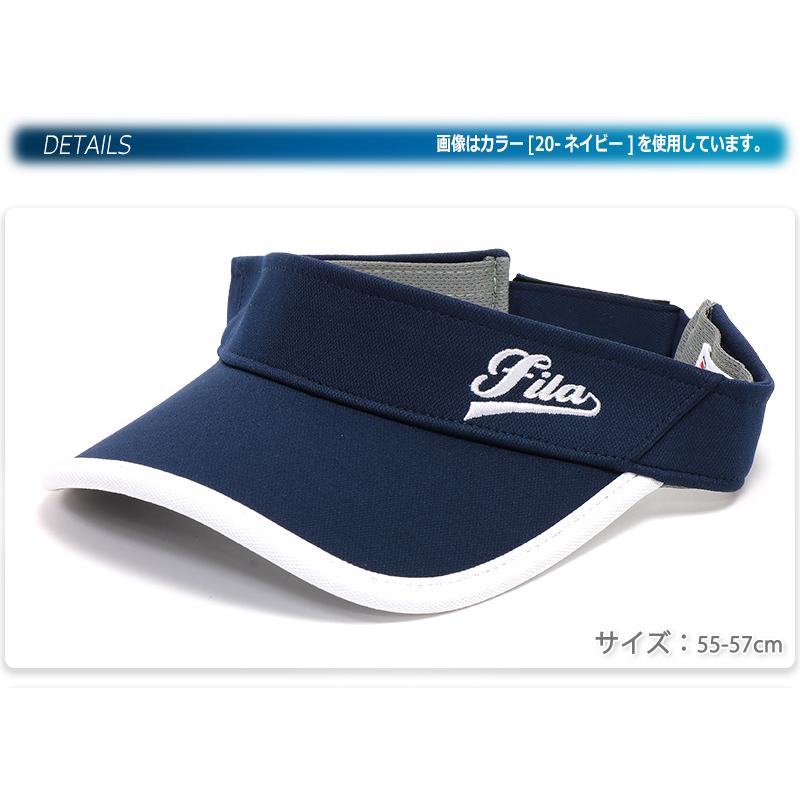 FILA（フィラ） サンバイザー バイザー 吸水 速乾 テニス ゴルフ