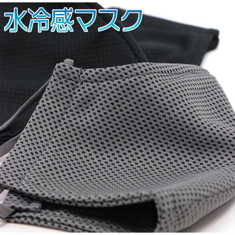 マスク 立体マスク フェイスマスク 冷感 クール UVカット 水冷 1枚