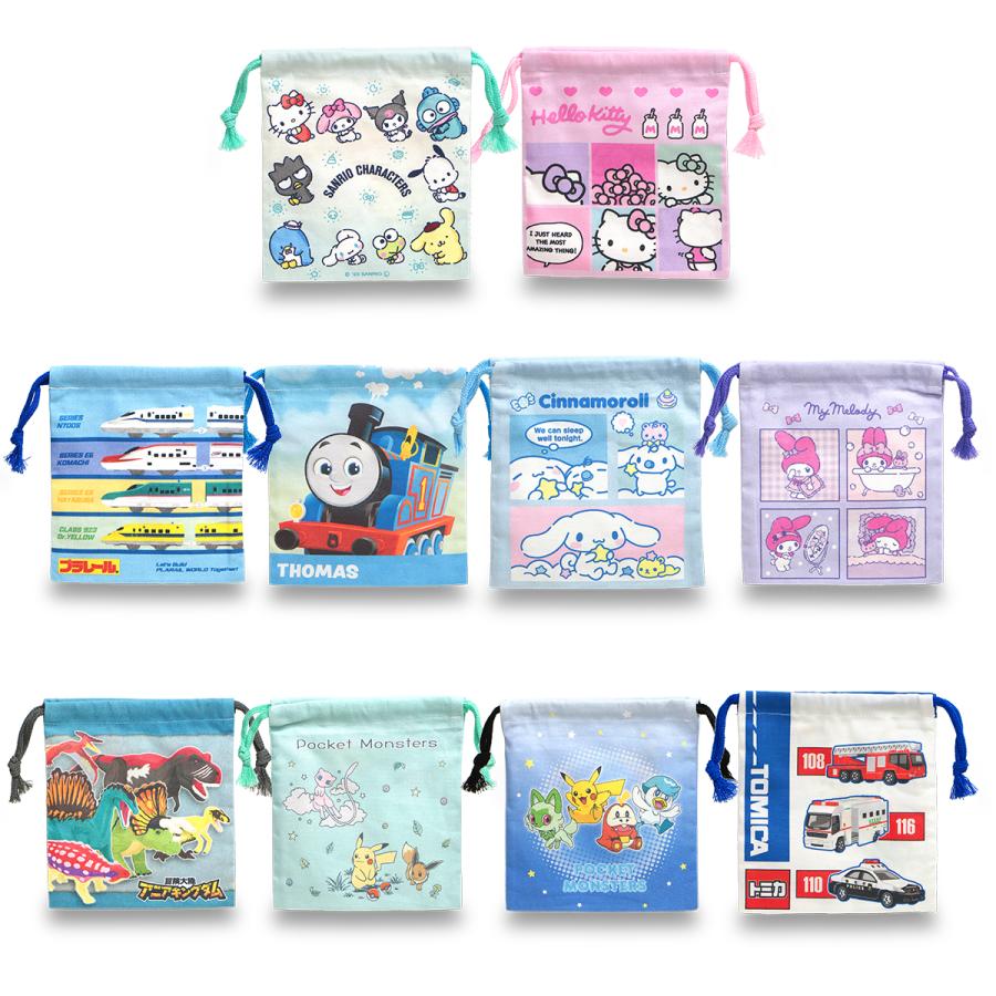 マルヨシ キャラクター プリント 巾着 XS キッズ/子供/園児/男子/女子