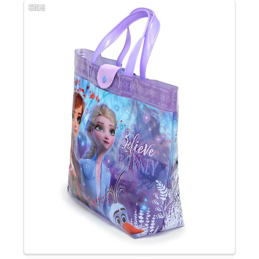 プールバッグ ビーチバッグ ビニールバッグ キッズ 子供 幼児 営業 園児 プリンセス バケット型バッグ アナ雪 カーズ ディズニー キャラクター かわいい