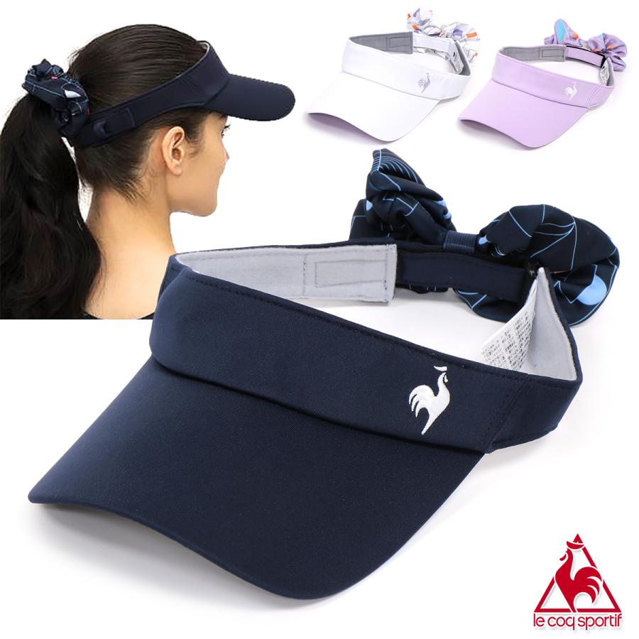 le coq sportif（ルコックスポルティフ） シュシュ付 サンバイザー