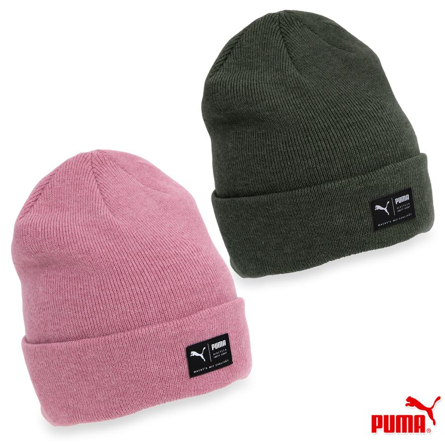 PUMA（プーマ） ビーニー ニット帽 カフ付き 折り返しあり メンズ