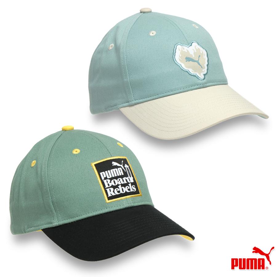 PUMA（プーマ） キャップ キッズ 子供 ジュニア 帽子 グリーン 緑