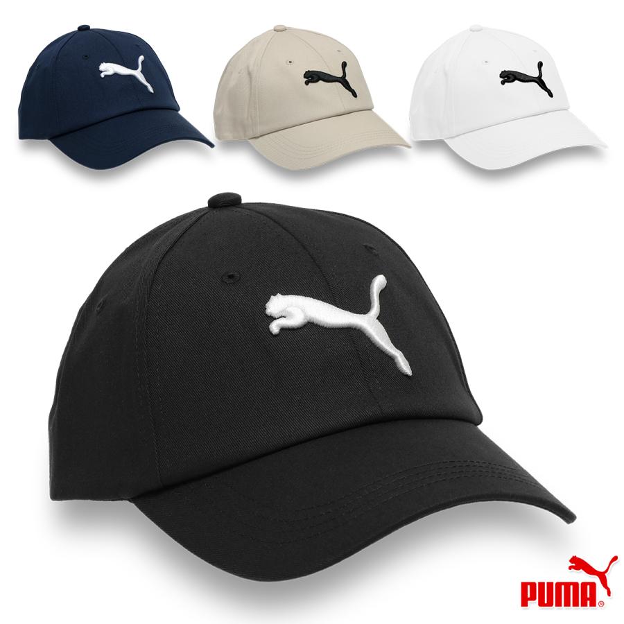 PUMA（プーマ） キャップ つば長 深め 帽子 ブラック ホワイト