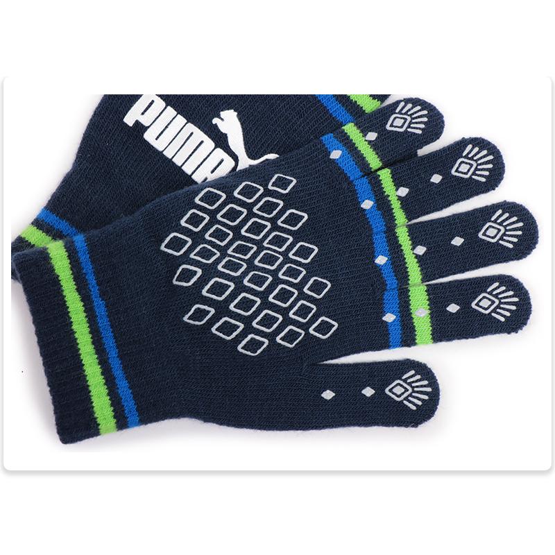 PUMA（プーマ） 手袋 グローブ ニット 毛糸 キッズ 子供 大人 兄弟お