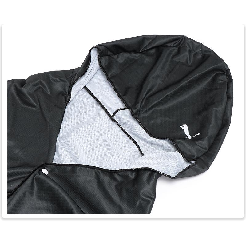 PUMA（プーマ） 冷感タオル フード 冷感ポンチョ UVカット 熱中症対策
