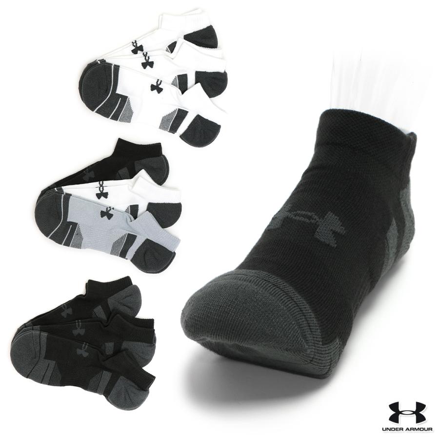MANPAD ショートソックス 3足セット UNDER ARMOUR（アンダーアーマー） 靴下 3足組 ソックス 3足セット