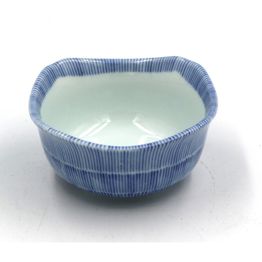 京十草四角小付　9×8.8×4.3(cm)　日本製　美濃焼　業務用食器　使いやすい食器　使いやすい小鉢　本格和食器 |  | 01