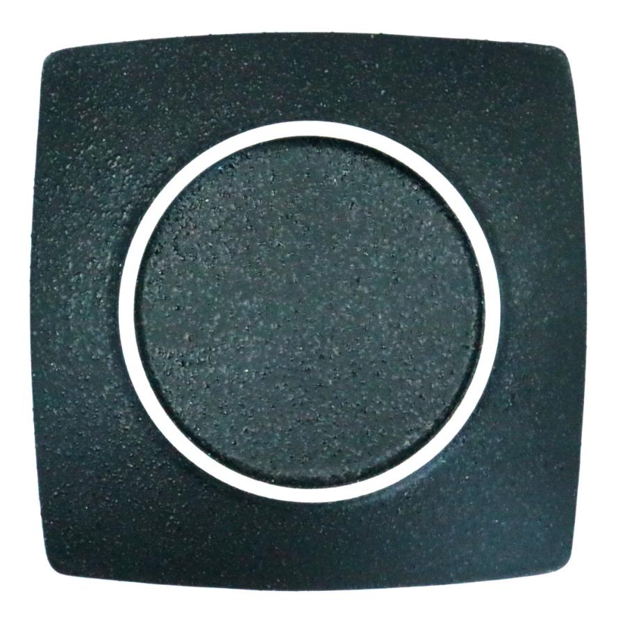 エボニー13.5cmスクエアープレート　13.5×2(cm)　日本製　美濃焼　業務用食器　取皿　取り分け皿　黒のプレート　黒の食器　黒の皿　 |  | 04