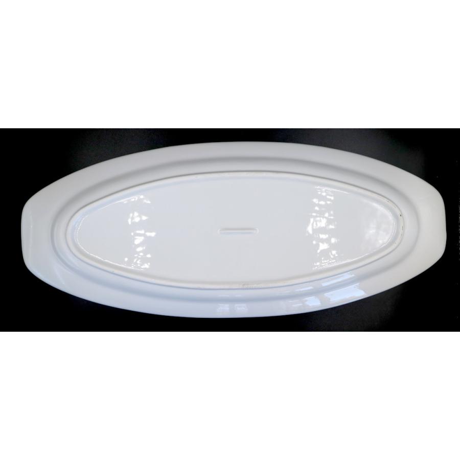 白フィッシュプレート小　42.3×18.3×3.3(cm)　日本製　美濃焼　業務用食器　白磁　白磁のプレート　ビュッフェの皿　大型プレート｜kaneroku｜05