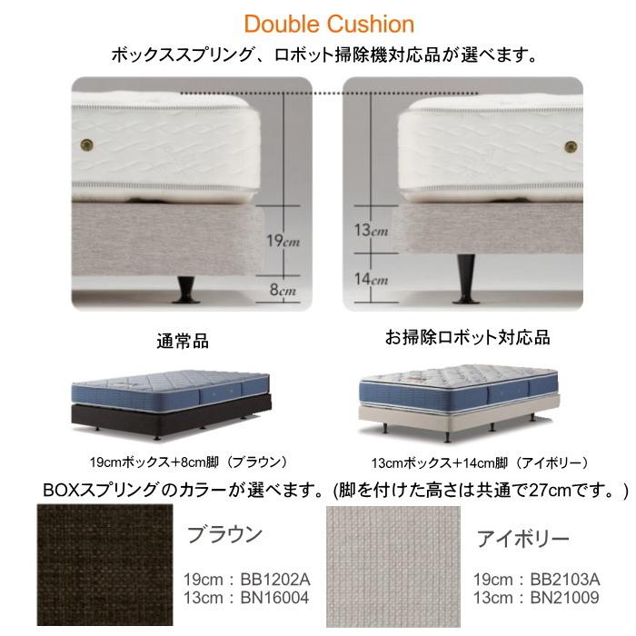 シモンズ　ダブルクッション　ボックススプリング　クィーンサイズ シモンズ 共通 ボックススプリング クイーン 2ボックス | 家具