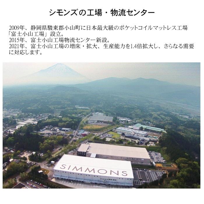 シモンズ クィーンサイズ マットレス ポケットコイル 6.5インチ ゴールデンバリュー AB2111A ニット 抗菌加工 生地 両面使用可能 関東内 送料・開梱設置 無料の画像