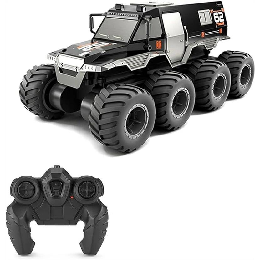 リモコンカー 防水 8輪駆動 モコン装甲車両水陸両用オフロードトラック