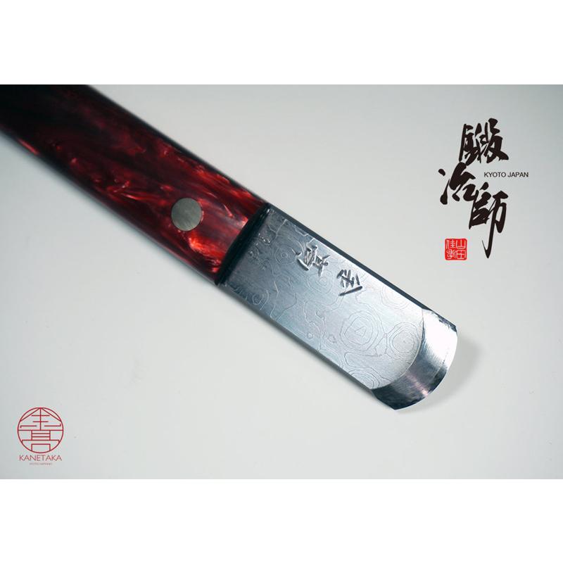 アンティーク キモノ◇ 銘仙 羽織 長サイズ 正絹 紫 鳥模様 身丈84