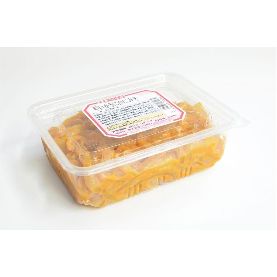 甲いか うに蟹味噌 500g イカ かにみそ うに和え 珍味 つまみ 雲丹 珍味 とびっこ かね徳 通販 Yahoo ショッピング