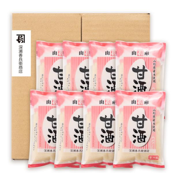 無添加 甘酒（濃縮タイプ・無加糖・ノンアルコール）360g×8袋　箱入り　深瀬善兵衛商店 | 