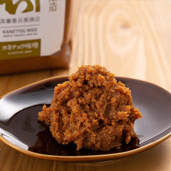 天然醸造カネチョウ味噌 1kg（つぶ）（山形県産大豆・米使用 深瀬善兵衛商店） |  | 01