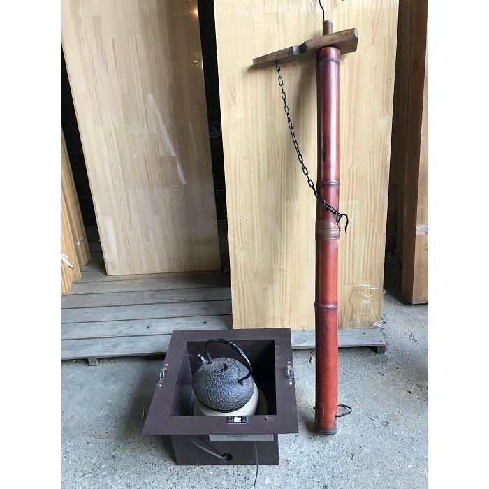 まとめ買い特価 囲炉裏 炉壇 自在鉤 昔話 作動電熱器 鉄瓶 和モダン コーヒー、ティー用品 囲炉裏 炉壇 自在鉤 鉄瓶 作動電熱器 昔話 和モダン