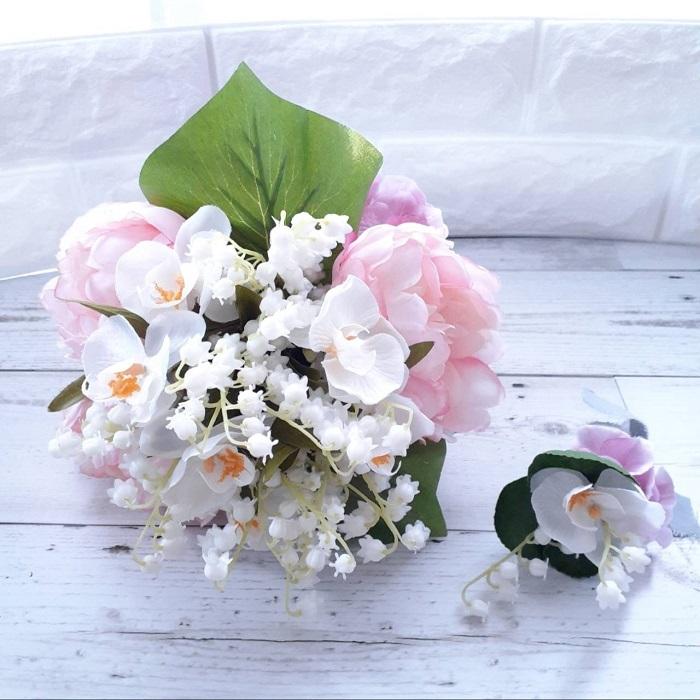 アーティフィシャルフラワー ブーケ 結婚式 フォトウェディング 前撮り