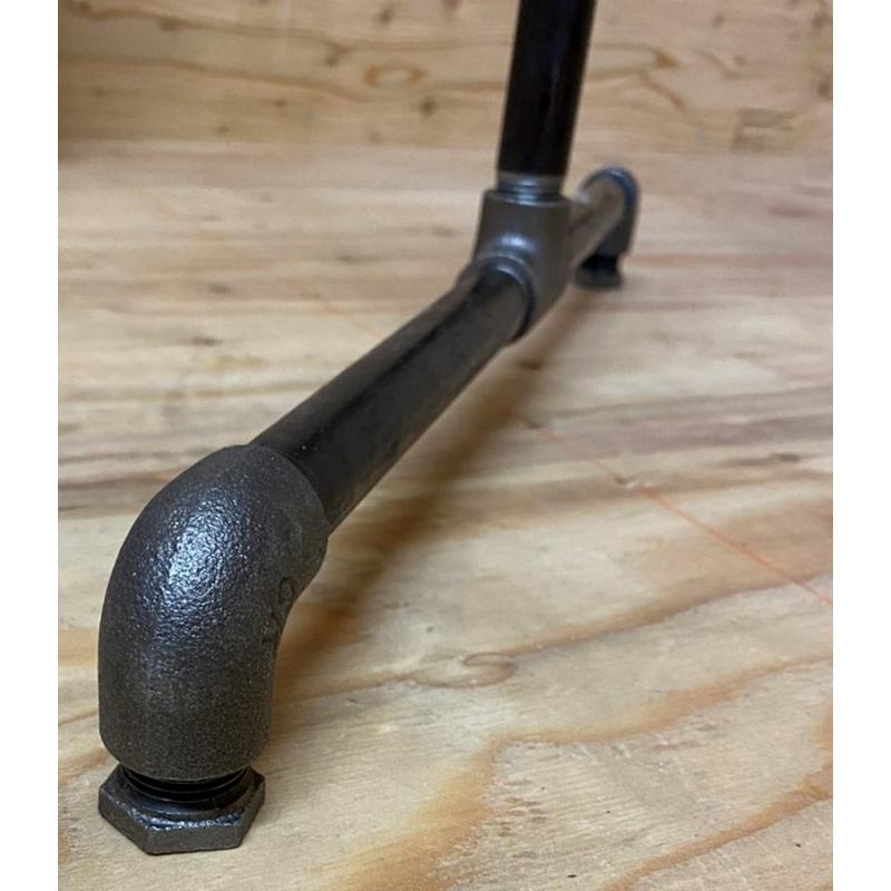 インダストリアル インテリア ガスパイプ 2段ハンガーラック 男前家具