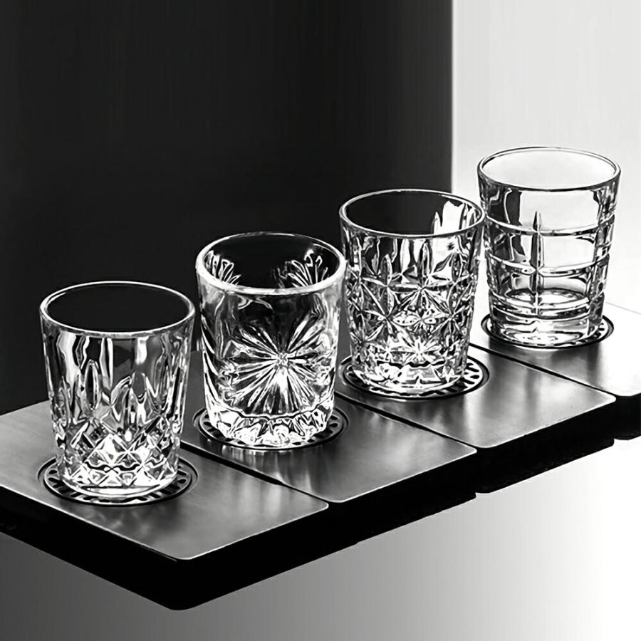 Pure ピュアセミ ショットグラス 50ml 4個セット / PURE SEMI GLASS