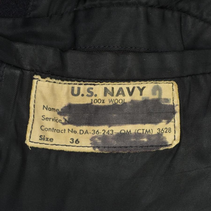 US NAVY / ユーエスネイビー 50〜60s ステンシル入り Pコート