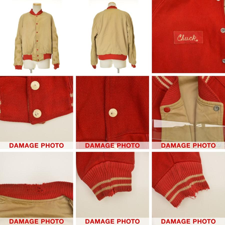 ビンテージ フルジップ ジャケット ベースボールジャケット VINTAGE VINTAGE / ヴィンテージ リバーシブル ベースボールジャケット