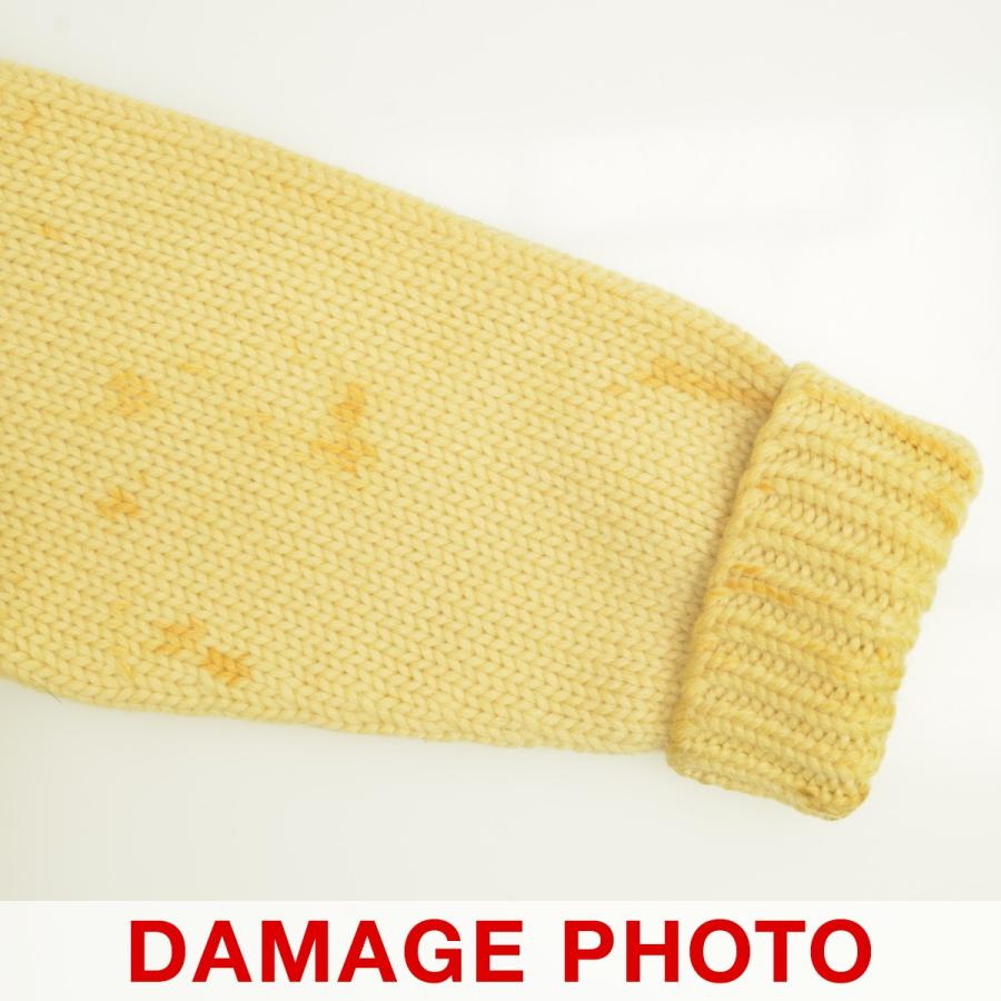 CHAMPION KNITWEAR MILLS 30s レタードVネック 長袖ニットセーター
