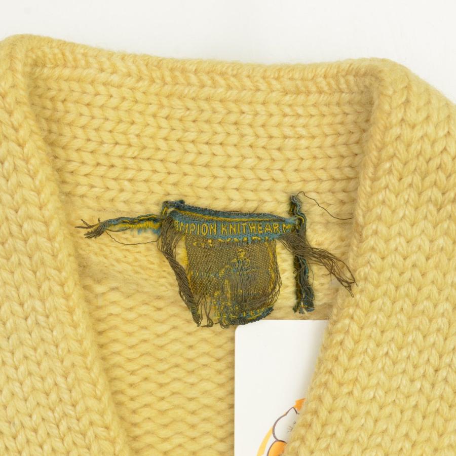 【CHAMPIONKNITWEARMILLS】30s レタードVネック長袖ニット CHAMPION KNITWEAR MILLS 30s レタードVネック 長袖ニットセーター