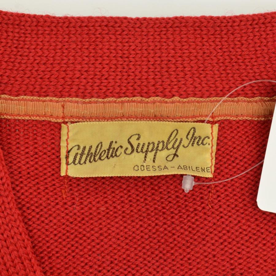 athletic supply 50〜60s レタードニット 長袖カーディガン : ブランド