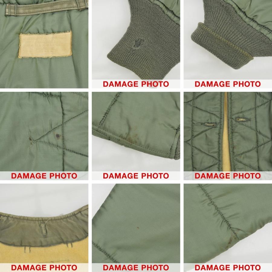 ミリタリージャケット USAF 60s LINER JACKET MIL-L-4889 US AIR FORCE / ユーエスエアフォース 60s MIL-L-4889 ノーカラー