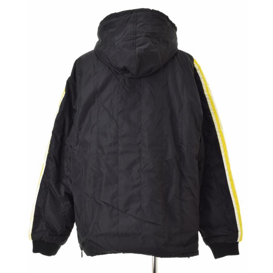 adidas（アディダス） 90s 中綿入 フード付 ハーフジップ プルオーバー