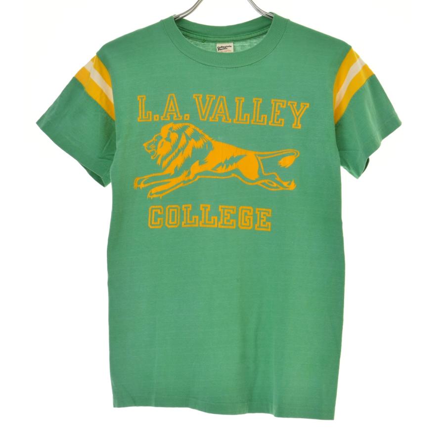 collegiate pacific 80s カレッジプリント 半袖Tシャツ : ブランド古着 