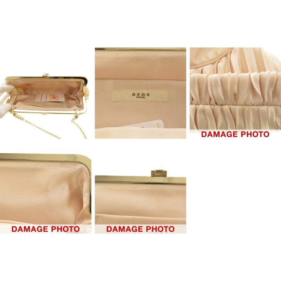 Axes Femme アクシーズファム 2wayがま口クラッチ ショルダーバッグ G002729644 ブランド古着の買取販売カンフル 通販 Yahoo ショッピング
