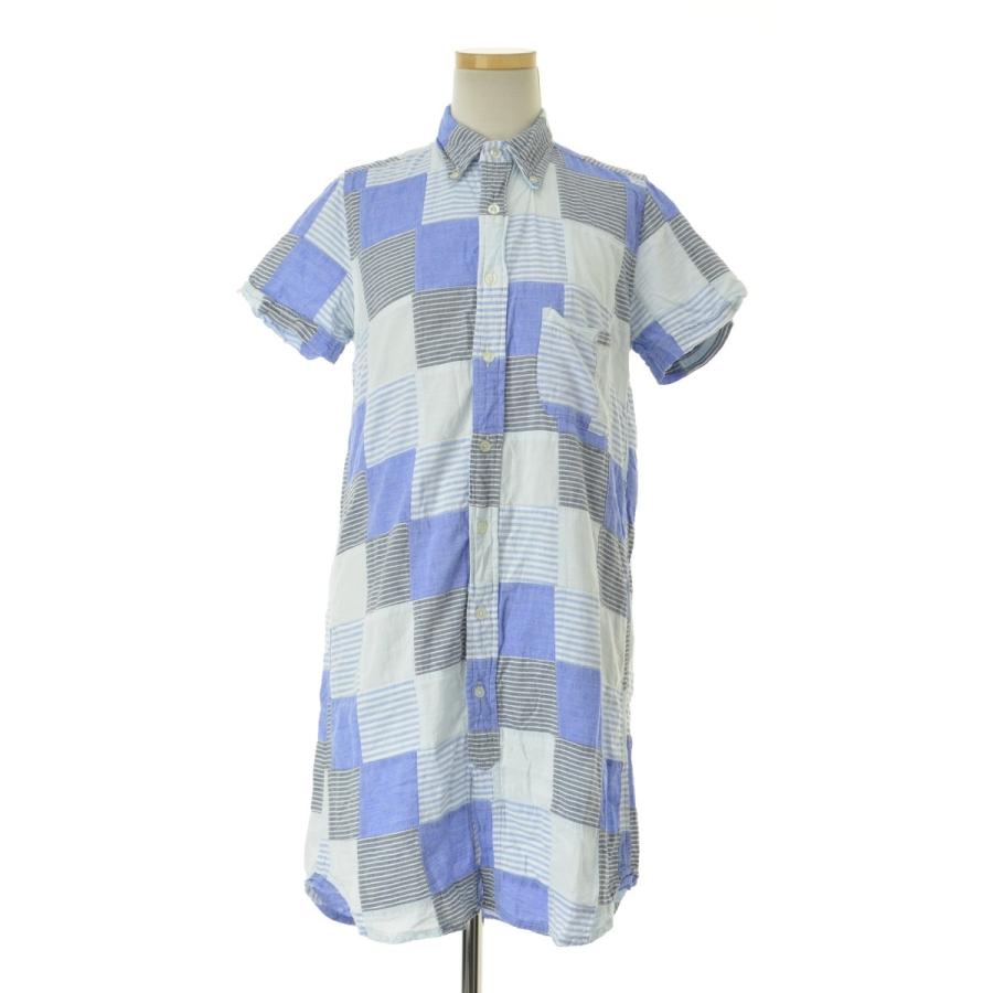 Beams Boy ビームス ボーイ パッチワークシャツ 半袖ワンピース G ブランド古着の買取販売カンフル 通販 Yahoo ショッピング