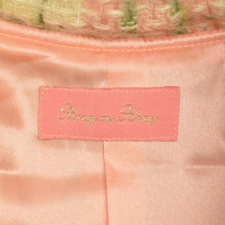 Honey Mi Honey ハニーミーハニー チェック柄モヘヤ混 コート G ブランド古着の買取販売カンフル 通販 Yahoo ショッピング