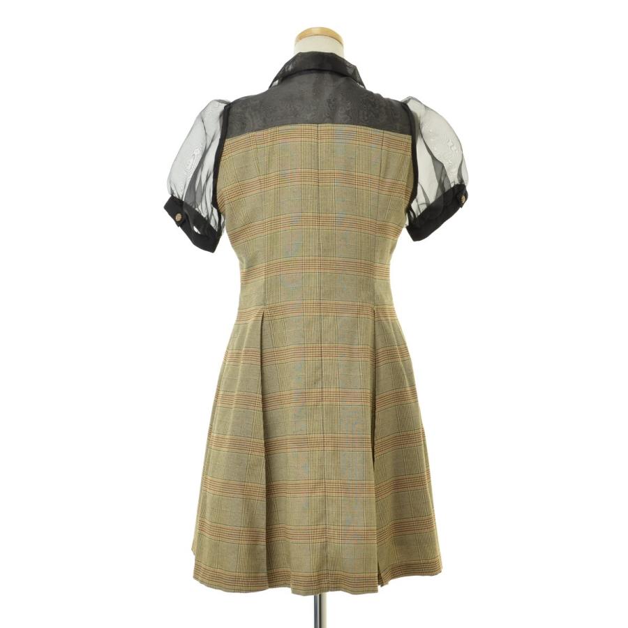 Eatme イートミー Wプリーツ開襟コンビワンピース 半袖ワンピース G ブランド古着の買取販売カンフル 通販 Yahoo ショッピング