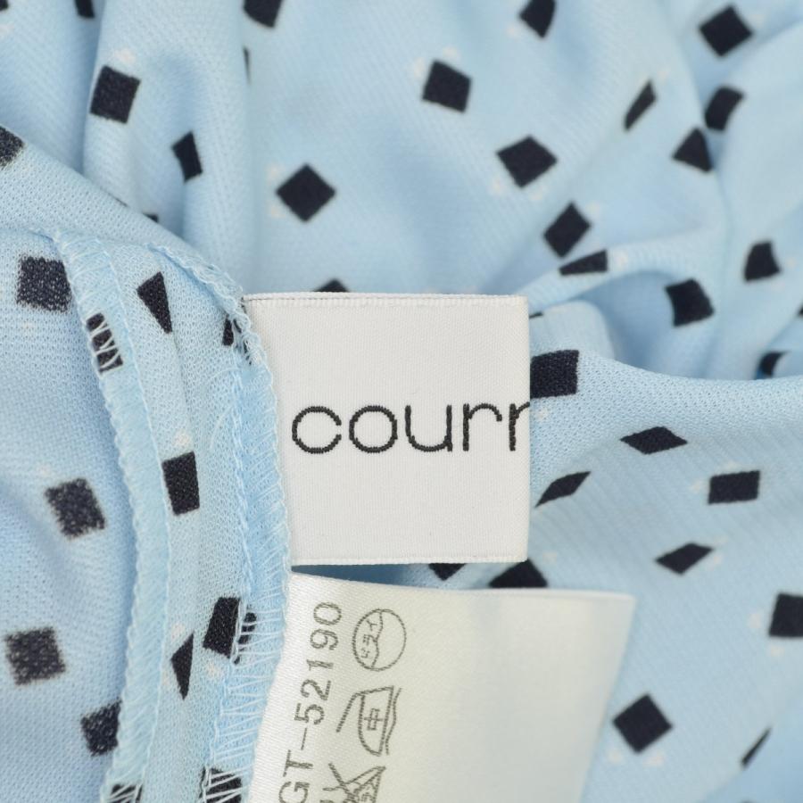 Courreges クレージュ 総柄 七分袖ワンピース G ブランド古着の買取販売カンフル 通販 Yahoo ショッピング