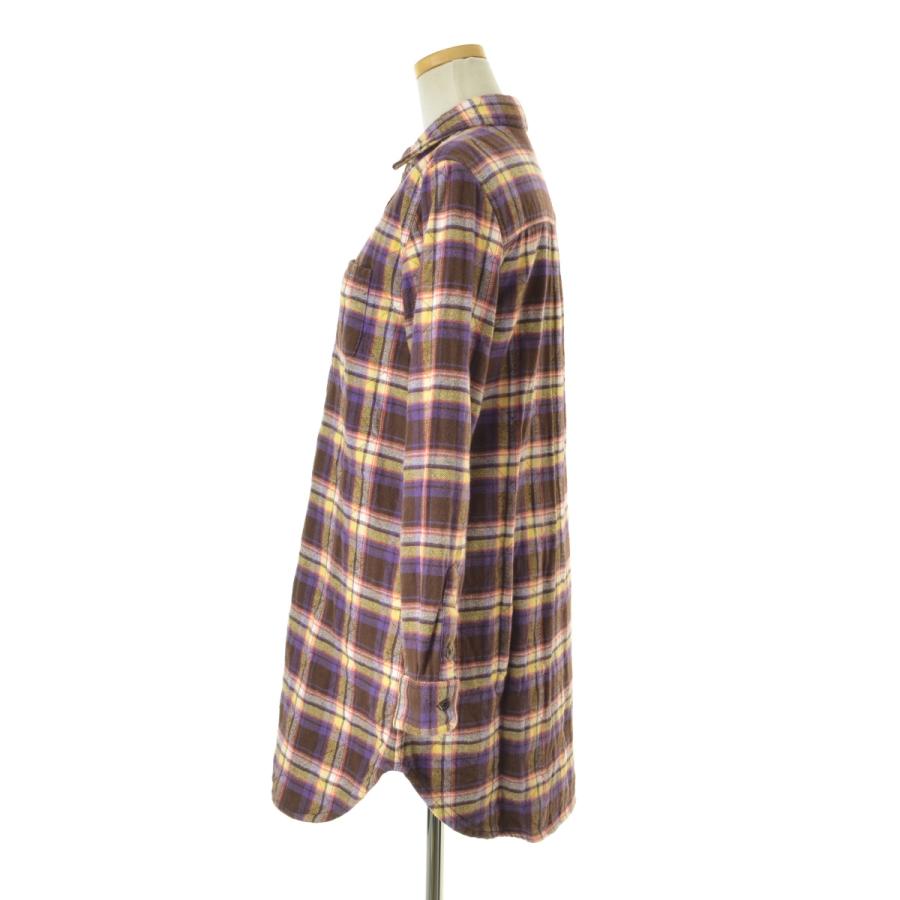 期間限定値下げ Beams Heart ビームスハート チェック柄ネルシャツ 長袖ワンピース G ブランド古着の買取販売カンフル 通販 Yahoo ショッピング