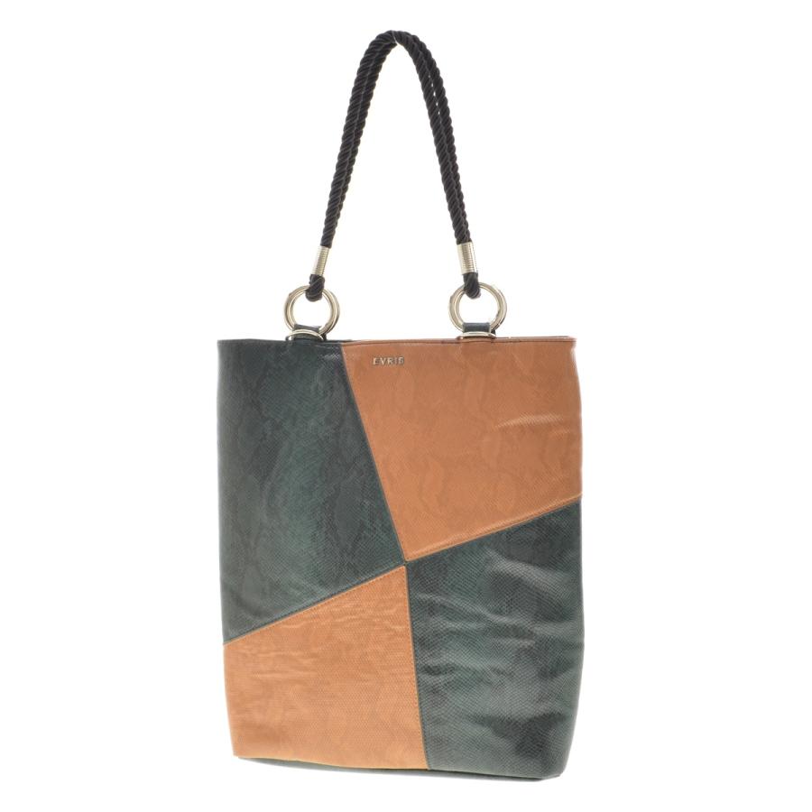 Evris エヴリス バイカラーパイソンライク トートバッグ G ブランド古着の買取販売カンフル 通販 Yahoo ショッピング