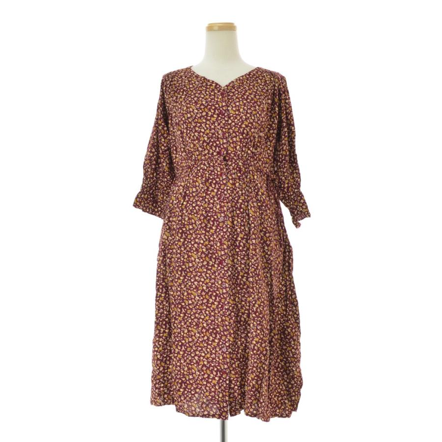 Crisp クリスプ 小花柄 七分袖ワンピース G ブランド古着の買取販売カンフル 通販 Yahoo ショッピング