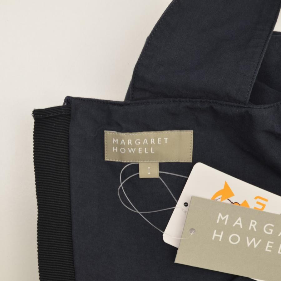 MARGARET HOWELL / マーガレットハウエル 21SS 578-1156030 COTTON LINEN SILK POPLIN エプロンドレス ロング ノースリーブワンピース｜kanful｜06