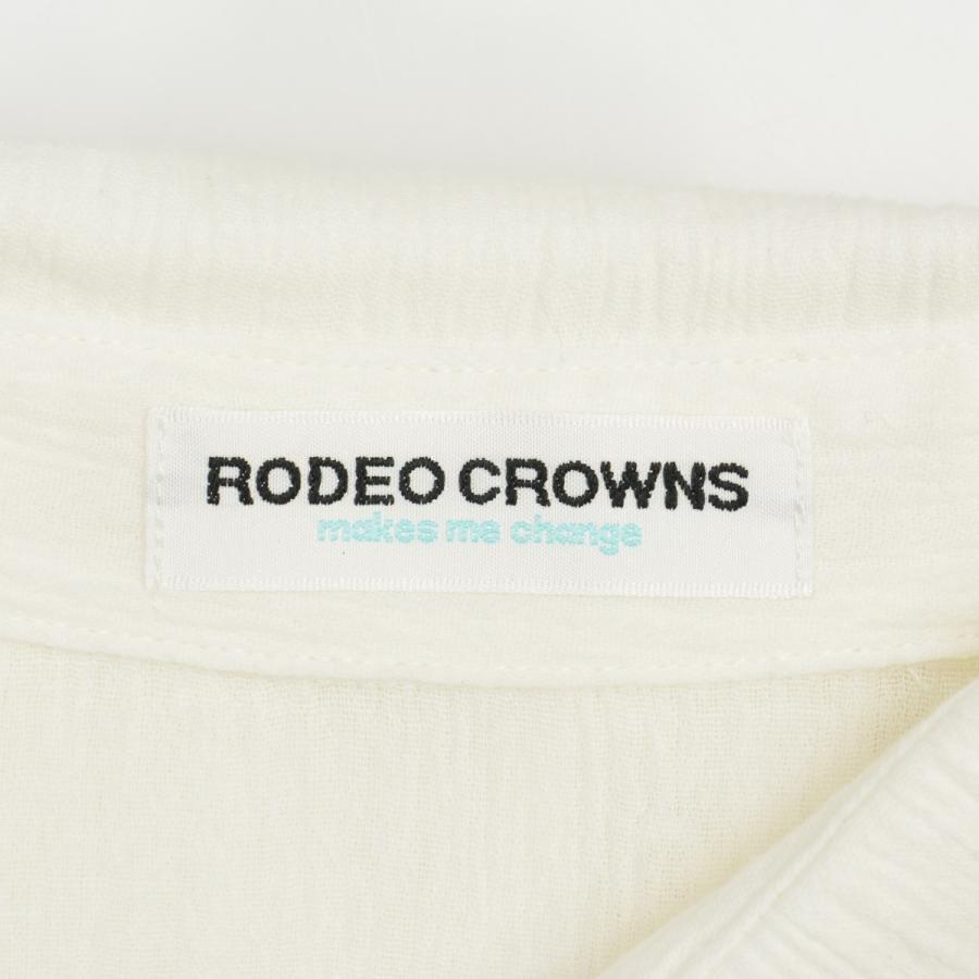 RODEO CROWNS / ロデオクラウンズ 420EAM33-0280 ライトSSロングシャツ 七分袖ワンピース｜kanful｜05