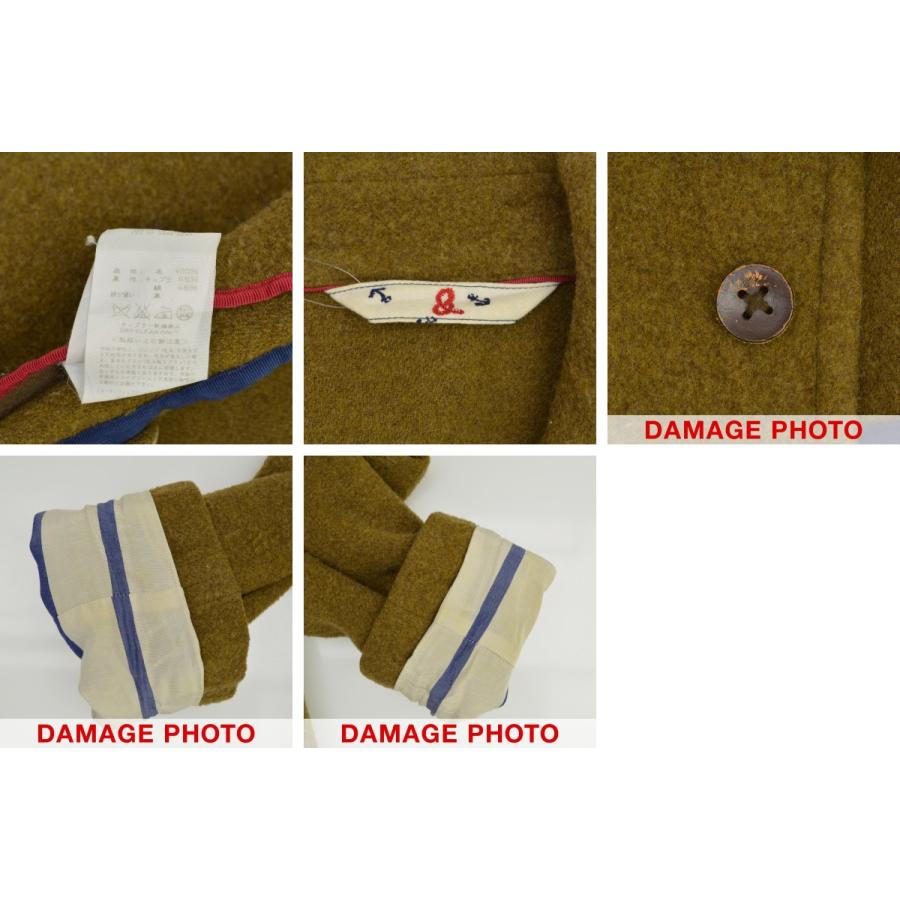 45rpm ウール ジャケット 古着屋購入 45rpm & / フォーティファイブアールピーエム レザーボタン