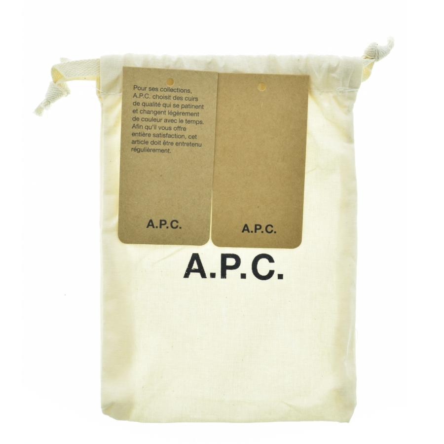 APC / アーペーセー PXAWV F63219 DEMI-LUNE COMPACT WALLET ハーフムーン レザー 財布｜kanful｜06