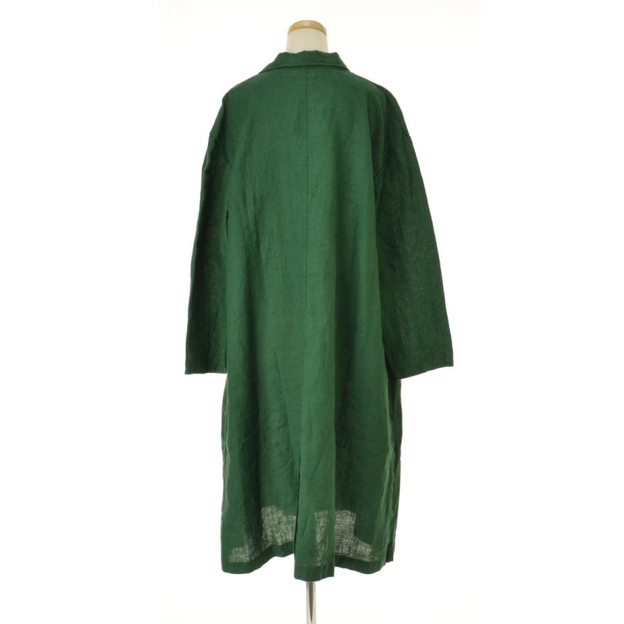 fog linen work / フォグリネンワーク HINA COAT VERT ヒナ リネン コート｜kanful｜02