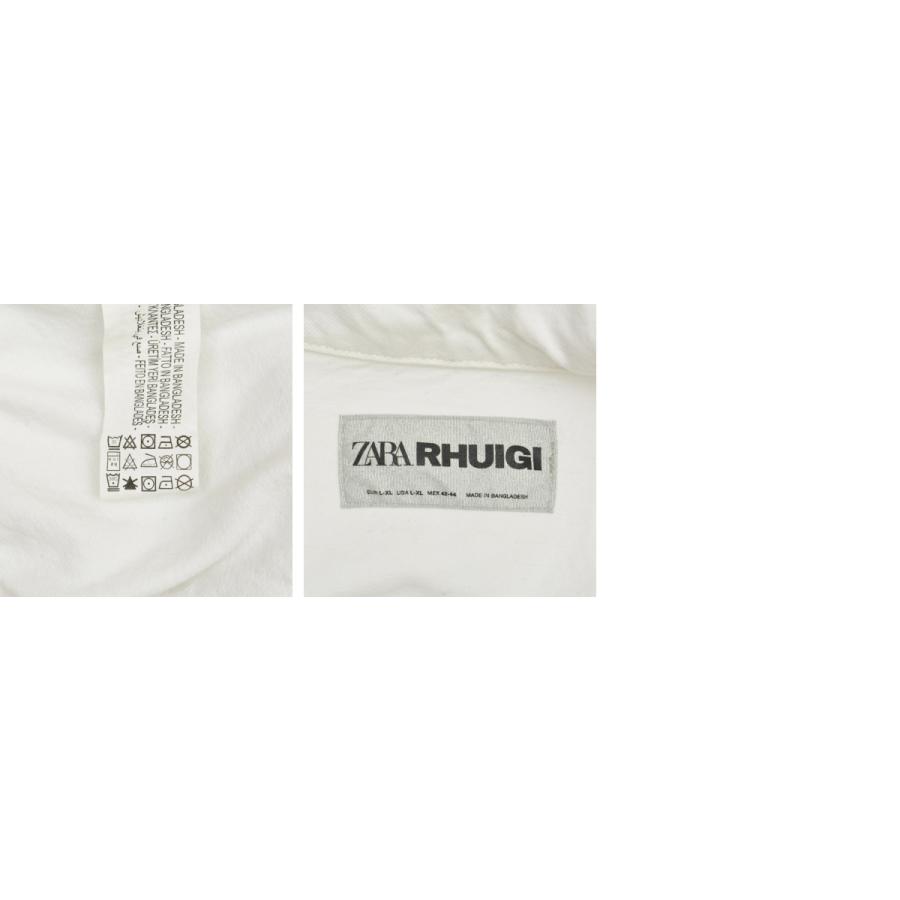ZARA × RHUIGI / ザラ バックロゴ ホワイト デニムジャケット ZARA × RHUIGI / ザラ バックロゴ ホワイト デニムジャケット