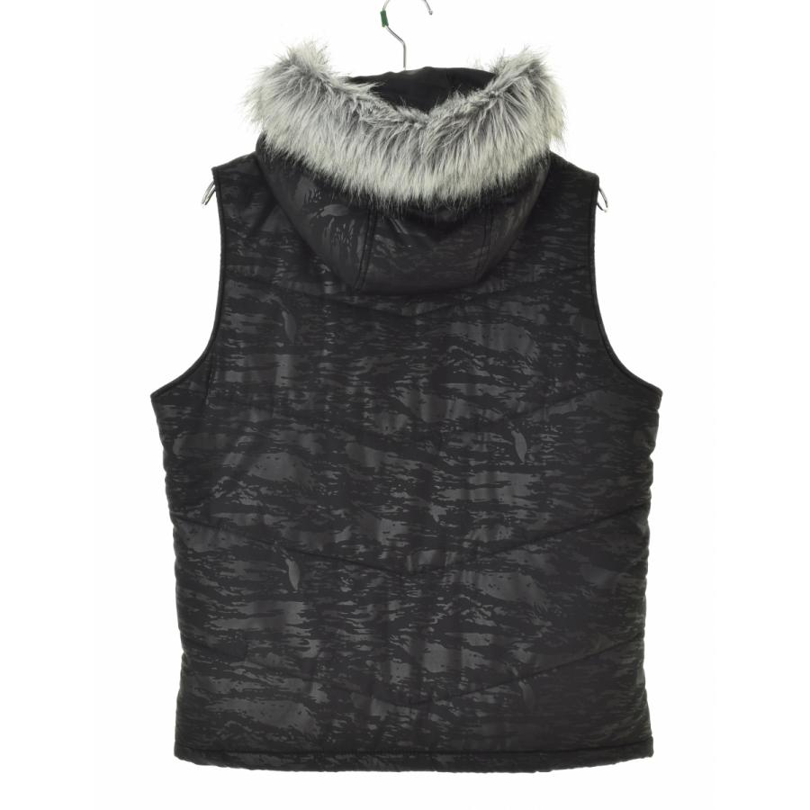 りなっく　　フェイクファー 中綿ベスト / オーガニックコットン りなっく フェイクファー 中綿ベスト / オーガニックコットン り