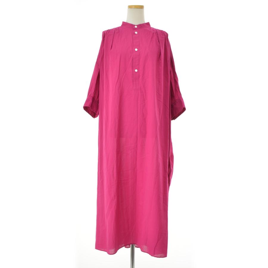 TOUJOURS / トゥジュー 23SS ドロップショルダーワイド バンドカラー 